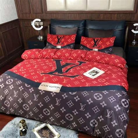 lv bedding|louis vuitton print bedding.